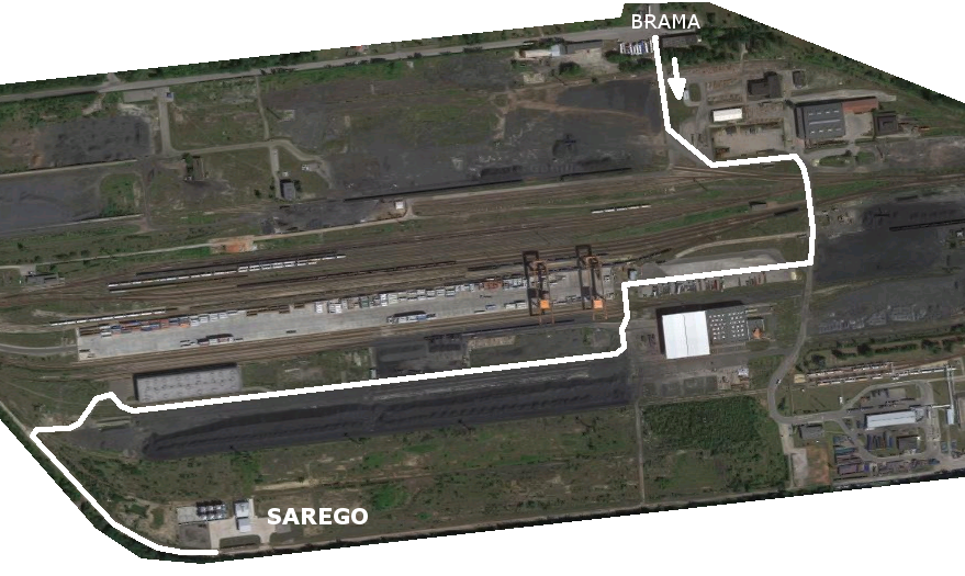 Dojazd na terenie Euroterminala S�0�0awk��w